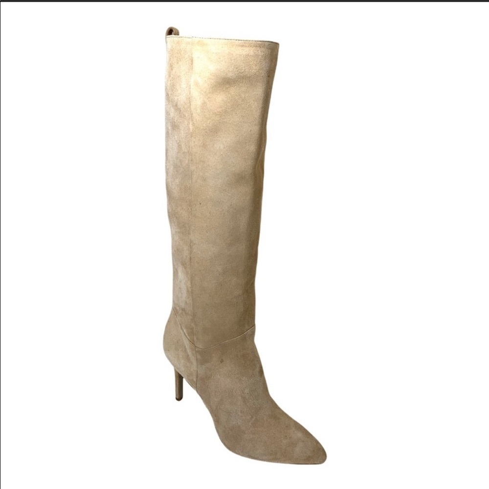 Sam Edelman Olen Suede Camel Tan Knee High Boots GUC